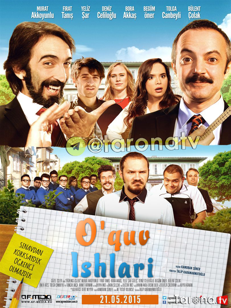 O'quv Ishlari (Uzbek tilida, O'zbekcha tarjima, HD Kino, Komediya) 2015